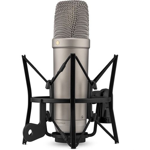 로데 RODE NT1 5th Generation Large-Diaphragm Cardioid Condenser XLR/USB Microphone (Silver)