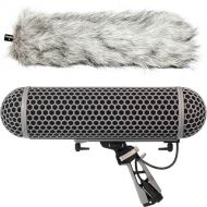 RODE Blimp Windshield and Rycote Shock Mount Suspension System for Shotgun Microphones