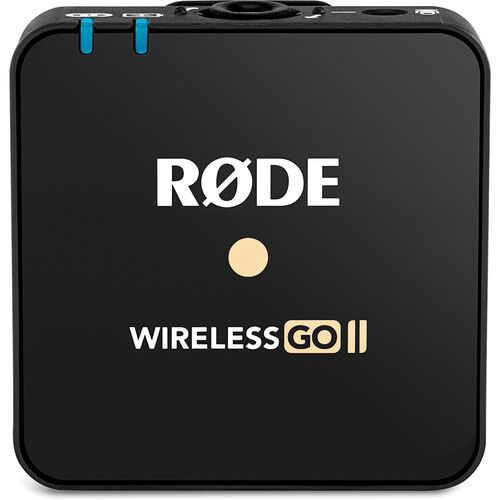 로데 RODE Wireless GO II 2-Person Compact Digital Wireless Microphone System/Recorder (2.4 GHz, Black)