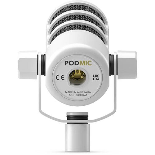로데 RODE PodMic Dynamic Podcasting Microphone (White)