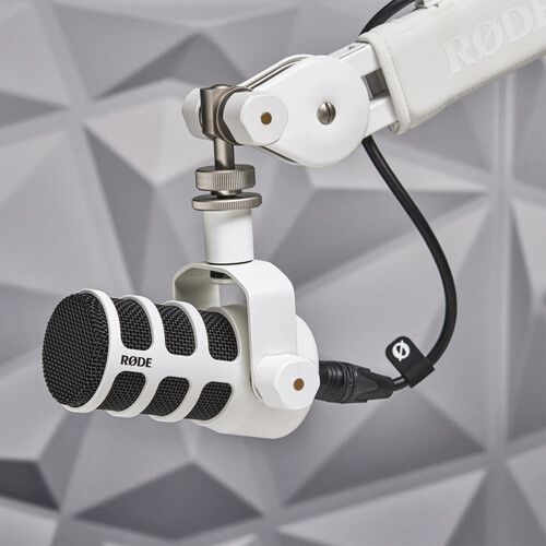 로데 RODE PodMic Dynamic Podcasting Microphone (White)