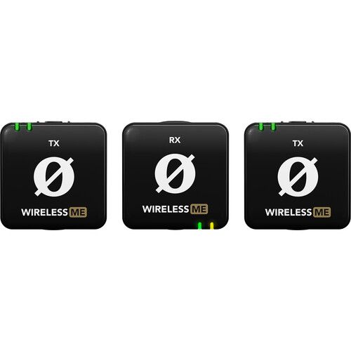 로데 RODE Wireless ME Dual Compact Digital Wireless Microphone System (2.4 GHz, Black)