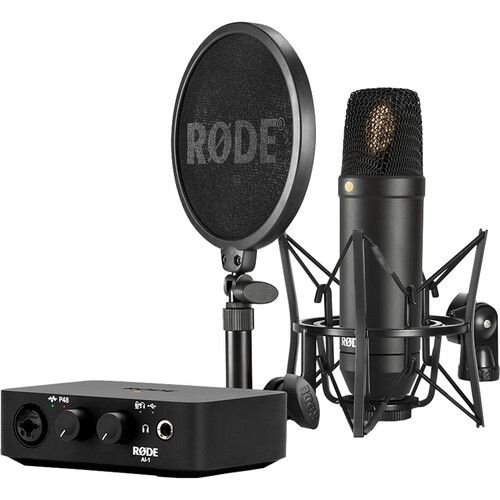 로데 RODE NT1 Complete Studio Kit with Reflection Filter and Headphones