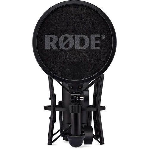로데 RODE NT1 5th Generation Large-Diaphragm Cardioid Condenser XLR/USB Microphone (Black)