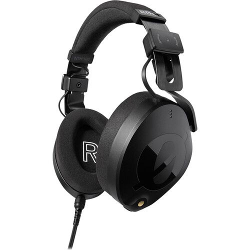 로데 RODE NTH-100 Professional Closed-Back Over-Ear Headphones Kit with Desktop Headphones Stand (Black)