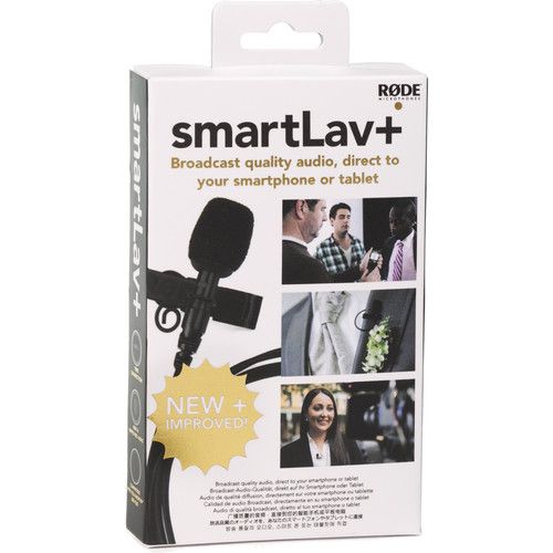 로데 RODE SmartLav+ Lavalier Condenser Microphone for Smartphones with TRRS Connections