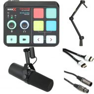 Rode Streamer X Audio Interface and Video Capture Card with Shure SM7B Dynamic Vocal Microphone Bundle