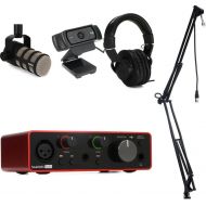 Rode Scarlett Solo Gen 3 USB Audio Interface and PodMic Steaming Bundle