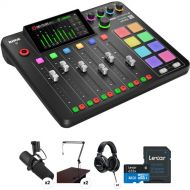RODE RODECaster Pro II 2-Person Podcasting Kit with SM7B Mics, Broadcast Arms, and Headphones