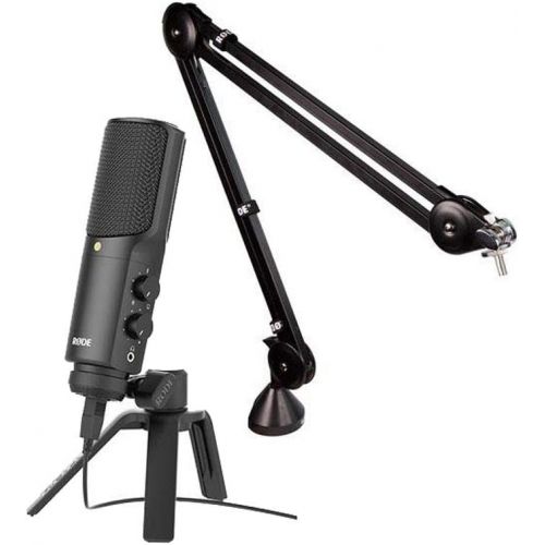 로데 Rode NTUSB Versatile Studio-Quality USB Microphone BUNDLE. Value Kit with Acc