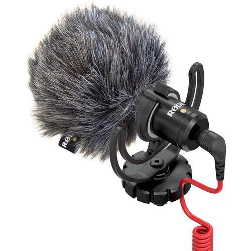 로데 Rode VideoMicro Camera Microphone with Focus Video Light and Bracket