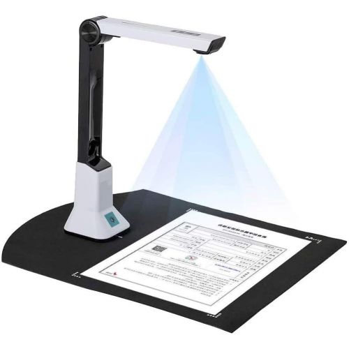  RODION Document Camera for Teachers, High Definition Portable Scanner with OCR Text Recognition Function, Real-time Projection A4 Format for Distance Learning Online Teaching (Only Suppor