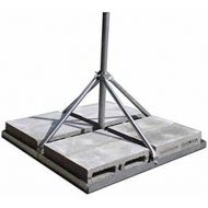 ROHN FRM125 Non-Penetrating Roof Mount with 1.25 x 60 Mast - Satellite WIFI