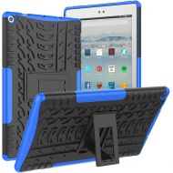 [아마존베스트]ROISKIN Amazon Fire 10 Tablet Case (2019/2017 Released 9th/7th Generation), [Kickstand Feature] Dual Layer Heavy Duty Shockproof Impact Resistance Protective Case for All-New Kindl