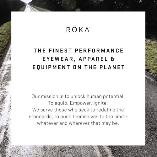  ROKA SR-1 APEX Advanced Sports Performance Ultra Light Weight Sunglasses Patented Gecko Pad No Slip Ideal Smaller Faces Men Women