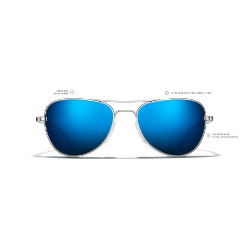  ROKA Falcon Alloy Sport Aviator Polarized & Non-Polarized Sunglasses for Men Women