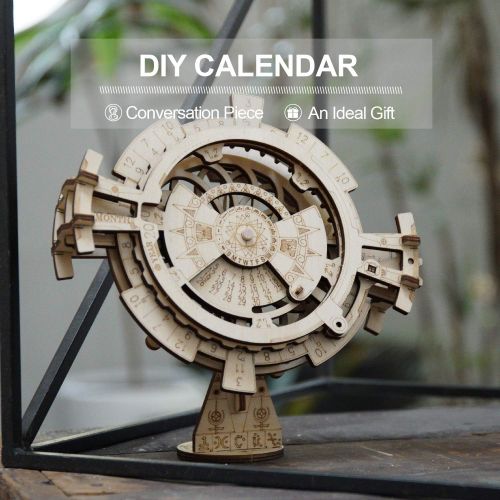  [아마존베스트]ROKR Perpetual Calendar Model Kits for Adults Mechanical Model Construction Building Kits