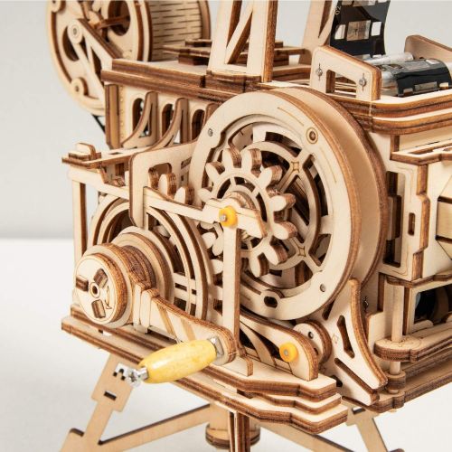  [아마존베스트]ROKR 3D Wooden Puzzle Mechanical Model Kits for Adults DIY Construction Kit Vitascope