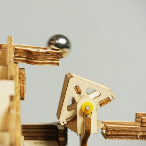  [아마존베스트]ROKR 3D Wooden Puzzle Adult Craft Model Building Set Mechanical Marble Run Games Home Decoration-Educational Toy for Christmas,Birthday Gift for Boys and Girls Age 14+(Magic Crush