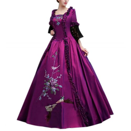  ROLECOS Ladies Medieval Renaissance Victorian Dresses Masquerade Costumes Queen Ball Gown