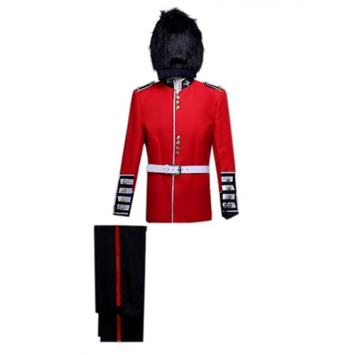  ROLECOS Mens British Royal Guard Soldier Fancy Dress Medieval Performing Costume