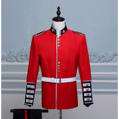  ROLECOS Mens British Royal Guard Soldier Fancy Dress Medieval Performing Costume