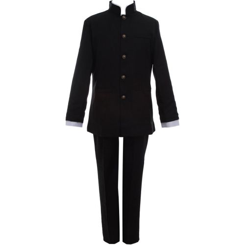  할로윈 용품ROLECOS Sakamoto High School Uniform Sets Black Japanese Anime Cosplay Costume