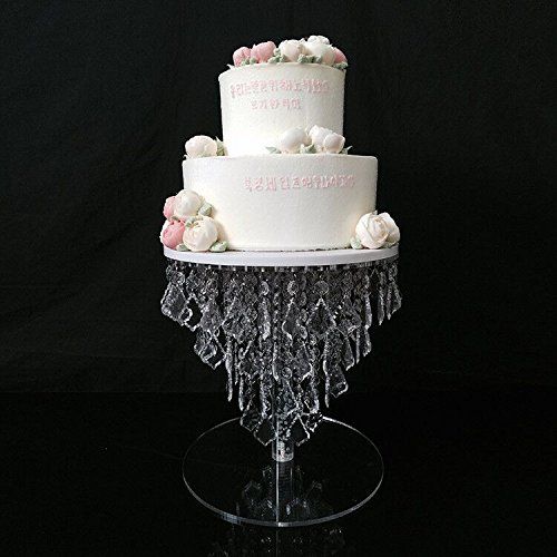  ROMANTIC WEDDING Romantic Wedding Cake Stands Acrylic Tower Set Of 2 Cake Stands 9And 11.8Diameter