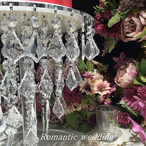  ROMANTIC WEDDING Romantic Wedding Cake Stands Acrylic Tower Set Of 2 Cake Stands 9And 11.8Diameter