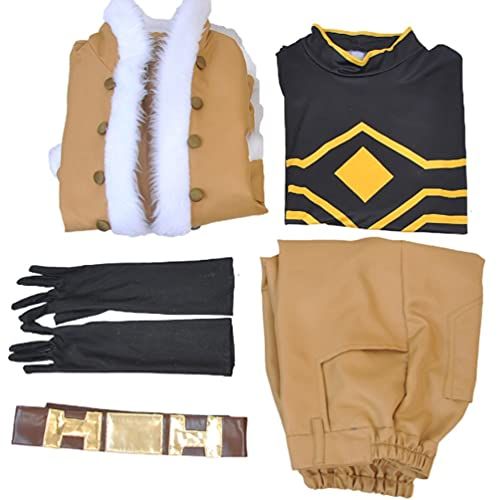  할로윈 용품RongJun Mens My Hero Academia Hawks Costume Wing Hero Cosplay Fighting Uniform Full Set Outfits