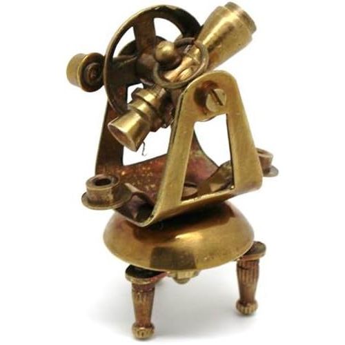  [아마존베스트]ROORKEE INSTRUMENTS (INDIA) A NAUTICAL REPRODUCTION HOUSE Nautical Gift Set-Miniature Telescope,Theodolite,Telegraph,Sextant,Compass/Accessorize a Steampunk Outfit