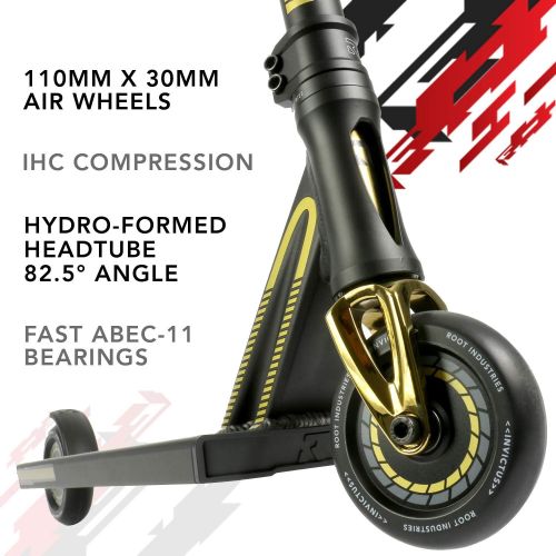  ROOT INDUSTRIES Invictus Complete Scooter - Stunt Scooters - Professional Scooter for Any Age Rider - Pro Scooters for Kids Pro Scooters for Adults - Pro Scooter Deck, Pro Scooter