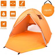 ROPODA Beach Tent, Portable Pop up Sun Shelter-Automatic Instant Family UV 2-3 Person Canopy Tent for Camping,Fishing,Hiking,Picnicing-Outdoor Ultralight Canopy Cabana Tents with C