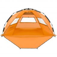 ROPODAPop Up Beach Tent - Easy to Set Up, Portable Beach Shade with UPF 50+ UV Protection for Kids & Family