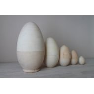 Etsy Hollow Wooden Eggs  5 in 1  6,3 inch  Wooden Egg