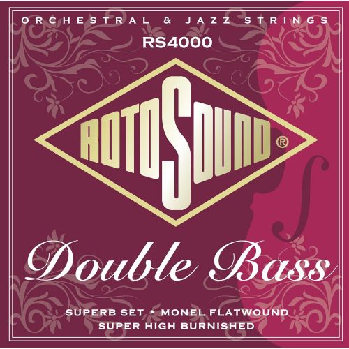  ROTOSOUND Rotosound RS(4000M Superb Nylon/Monel Flatwound Double Bass Set