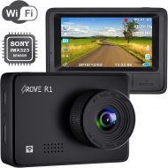 [아마존 핫딜]  [아마존핫딜]ROVE Rove R1 WiFi Dash Cam 1080P FHD Built in Sony CMOS Sensor Car Driving Recorder 2.45 LCD Display 150° Wide Angle, WDR, Parking Monitor, Loop Recording, Motion Detection, G-Sensor, 1