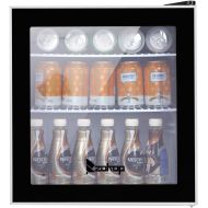 [아마존베스트]ROVSUN Beverage Refrigerator Cooler, 60 Can Mini Fridge for Soda Beer Wine Water, Small Drink Dispenser Machine for Office Bar Dorm Apartment with Glass Door, Removable Shelves