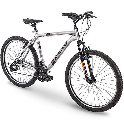  Royce Union RTT 26 Mens 21-Speed Mountain Bike, 22 Inch Aluminum Frame, Trigger Shift, Silver (76448)