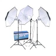 RPS Studio 3-Umbrella Tungsten Lighting Kit