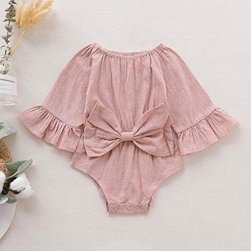  RQWEIN Baby Toddler Newborn Infant Baby Girl Ruffle Blouse Romper Summer Cute Short Jumpsuit Clothes by RQWEIN