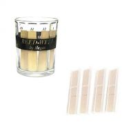 RS Berkeley Reed-Well - (Reed Care/Reed Soaking Glass) + 4 Pack Clarinet Reeds by Lescana