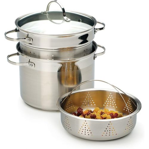  RSVP Endurance Stainless Steel Multi Cooker Steamer Pot 8 Quart