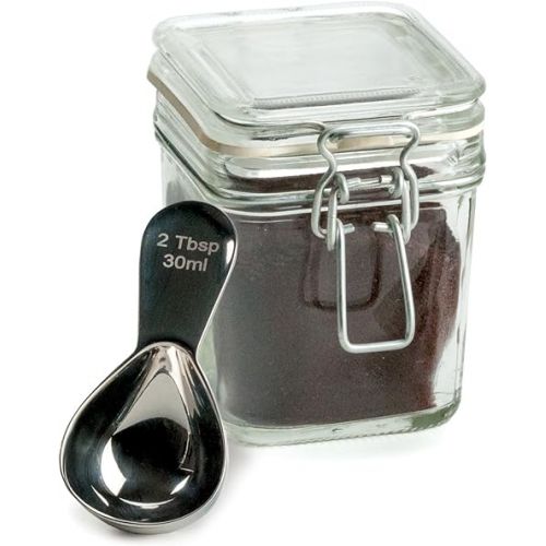  RSVP International Coffee Scoop Collection, 2-Tablespoon, Compact, Stainless Steel