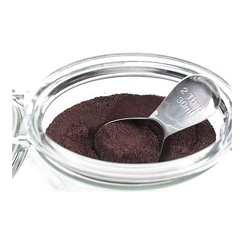  RSVP International Coffee Scoop Collection, 2-Tablespoon, Compact, Stainless Steel