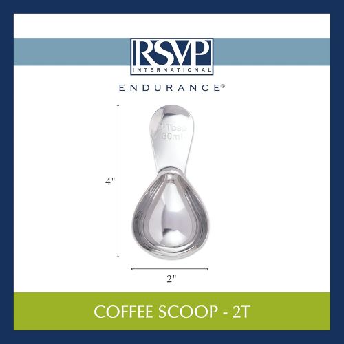  RSVP International RSVP Endurance Stainless Steel 2 Tablespoon Coffee Scoop