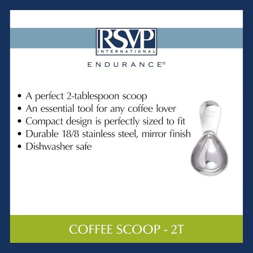  RSVP International RSVP Endurance Stainless Steel 2 Tablespoon Coffee Scoop