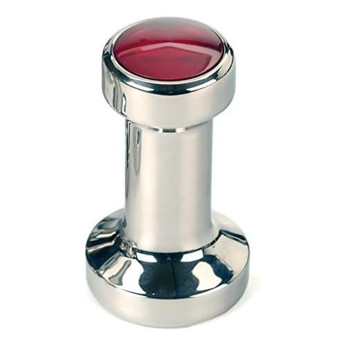  RSVP International Red 49mm Espresso Tamper Stainless Steel Coffee