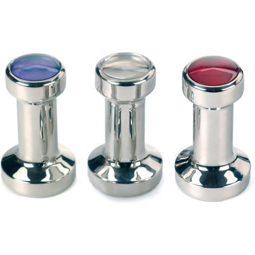  RSVP International Red 49mm Espresso Tamper Stainless Steel Coffee