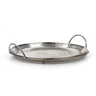 RSVP International Endurance (BQ-PZA) Stainless Steel Precision Pierced Pizza Pan, 11.5 | Use on Grill or Oven | Brown Crispy Crust Without Burning Pizza | Dishwasher Safe: Kitchen